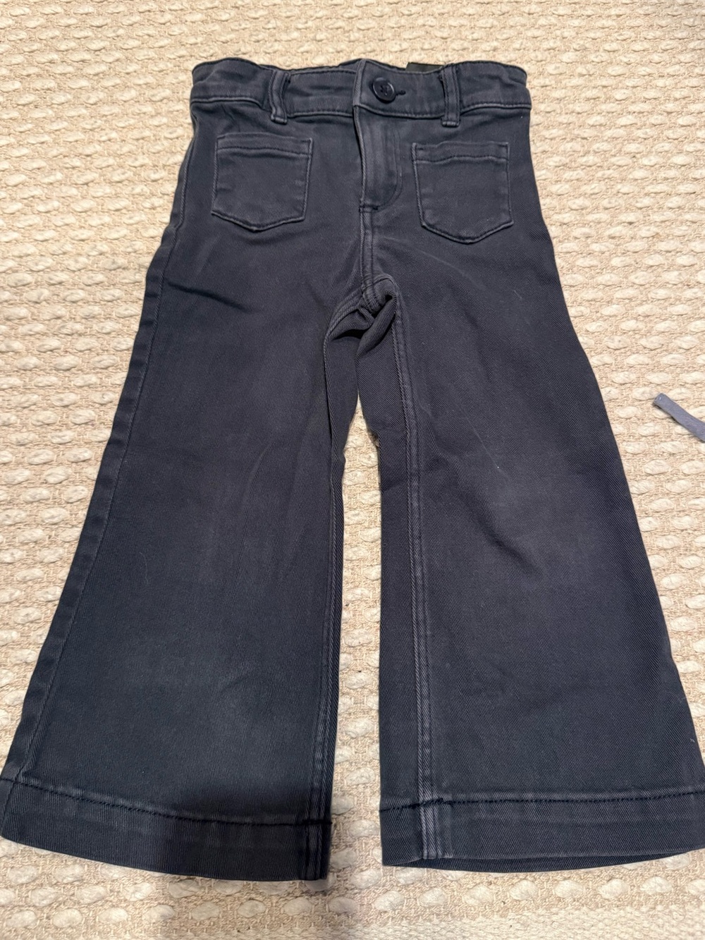 Navy Wide Leg Pants